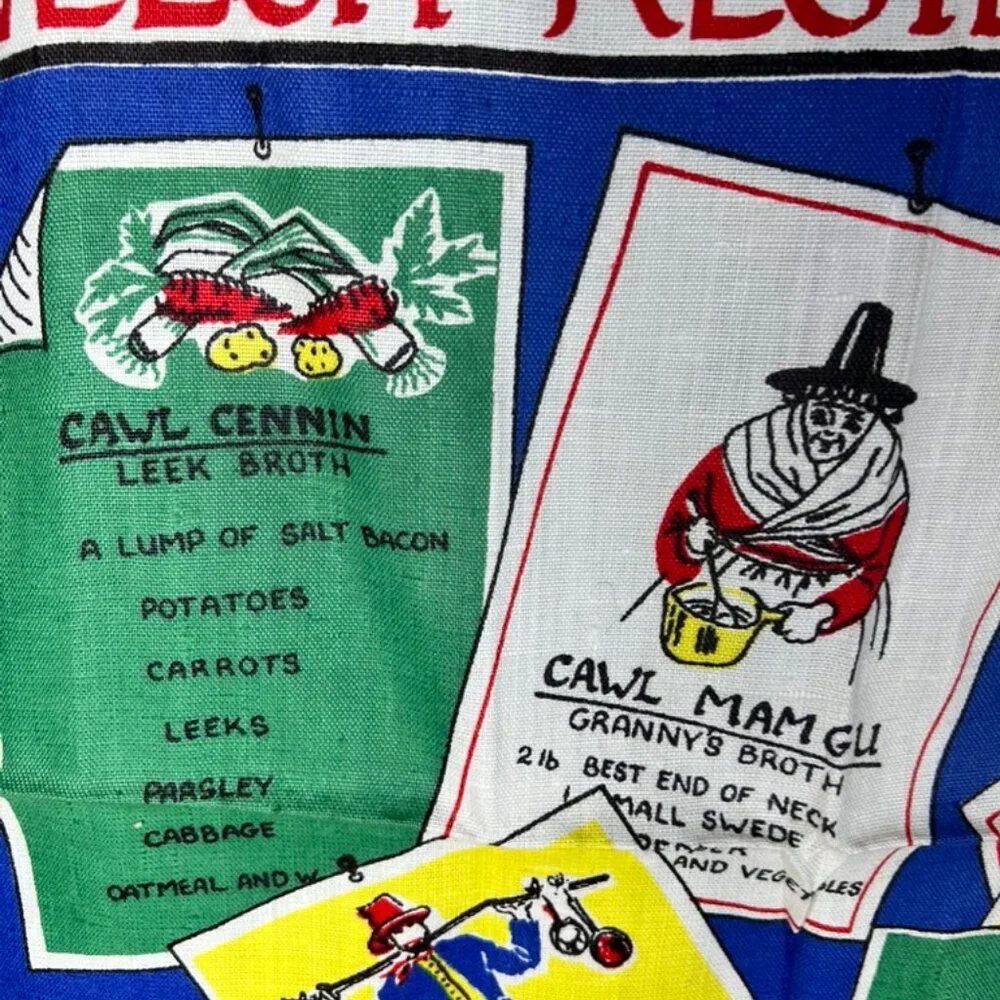 Welsh‎ Recipes Towel NWOT